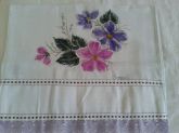 pano de copa dom pintura floral